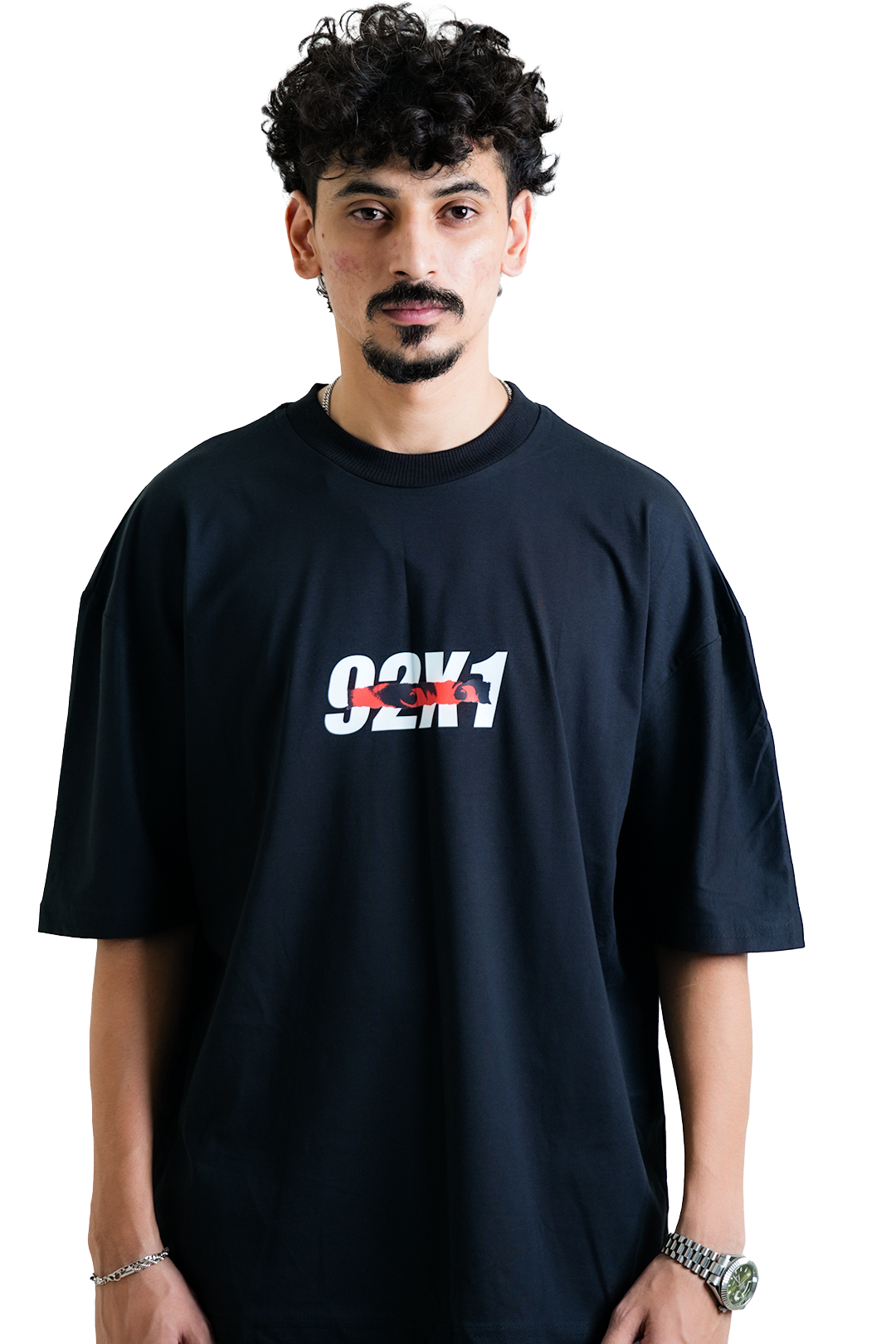 92X1 - Streetwear By Qalaakar | Oversized Pre-Washed T-Shirt
