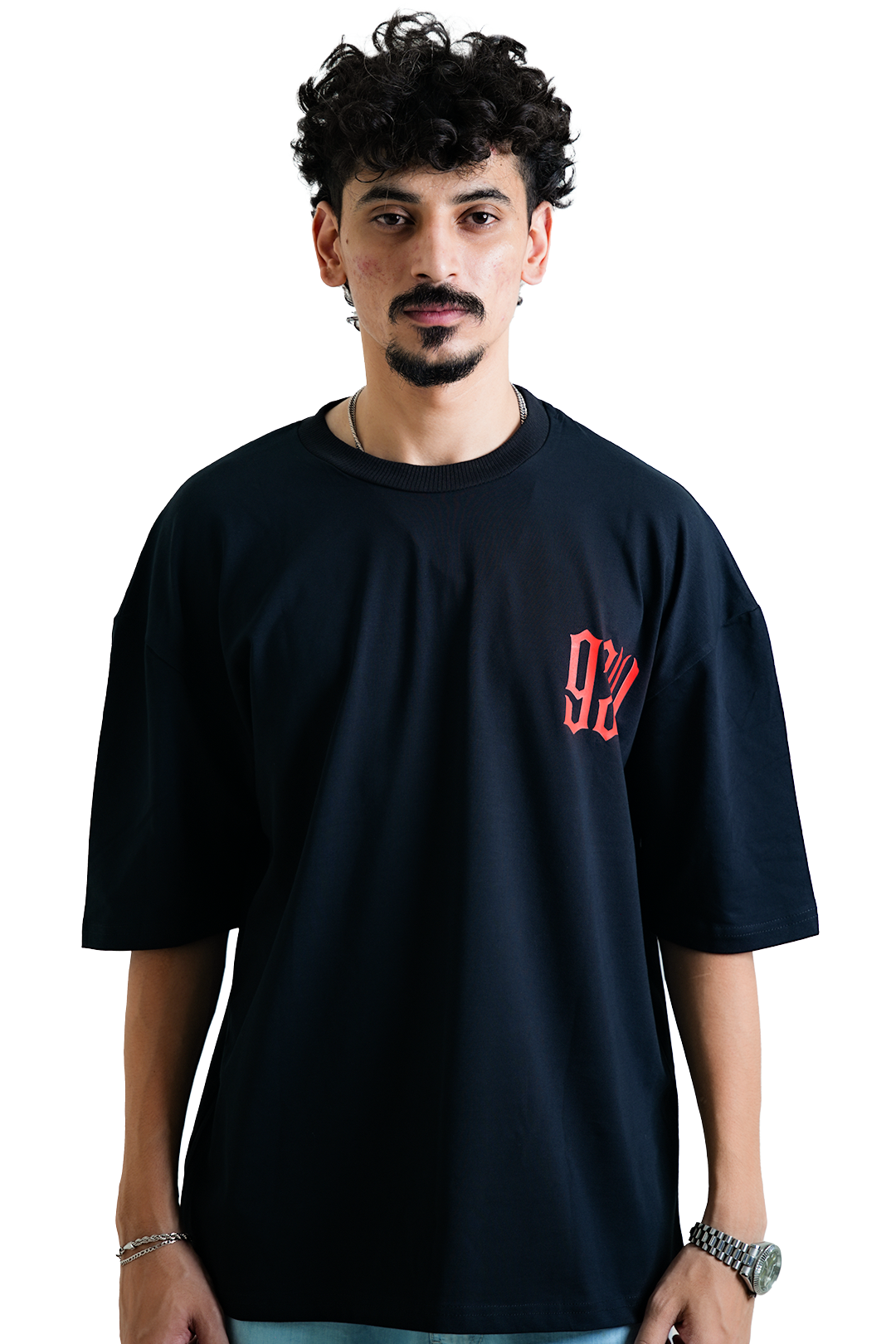 92X1 - Legends Streetwear By Qalaakar | Oversized Pre-Washed T-Shirt
