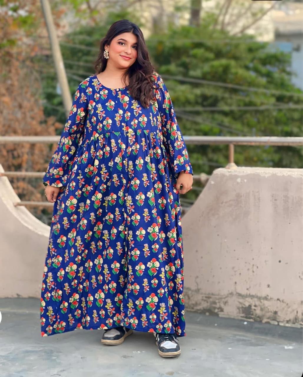 Noor Plus 02 – Cotton Kurti with Full Sleeves
