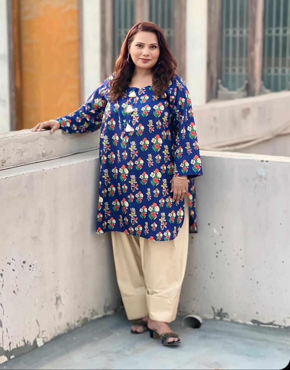 Farshi Set 02 – Printed 2 Piece Cotton Suit with Full Sleeves