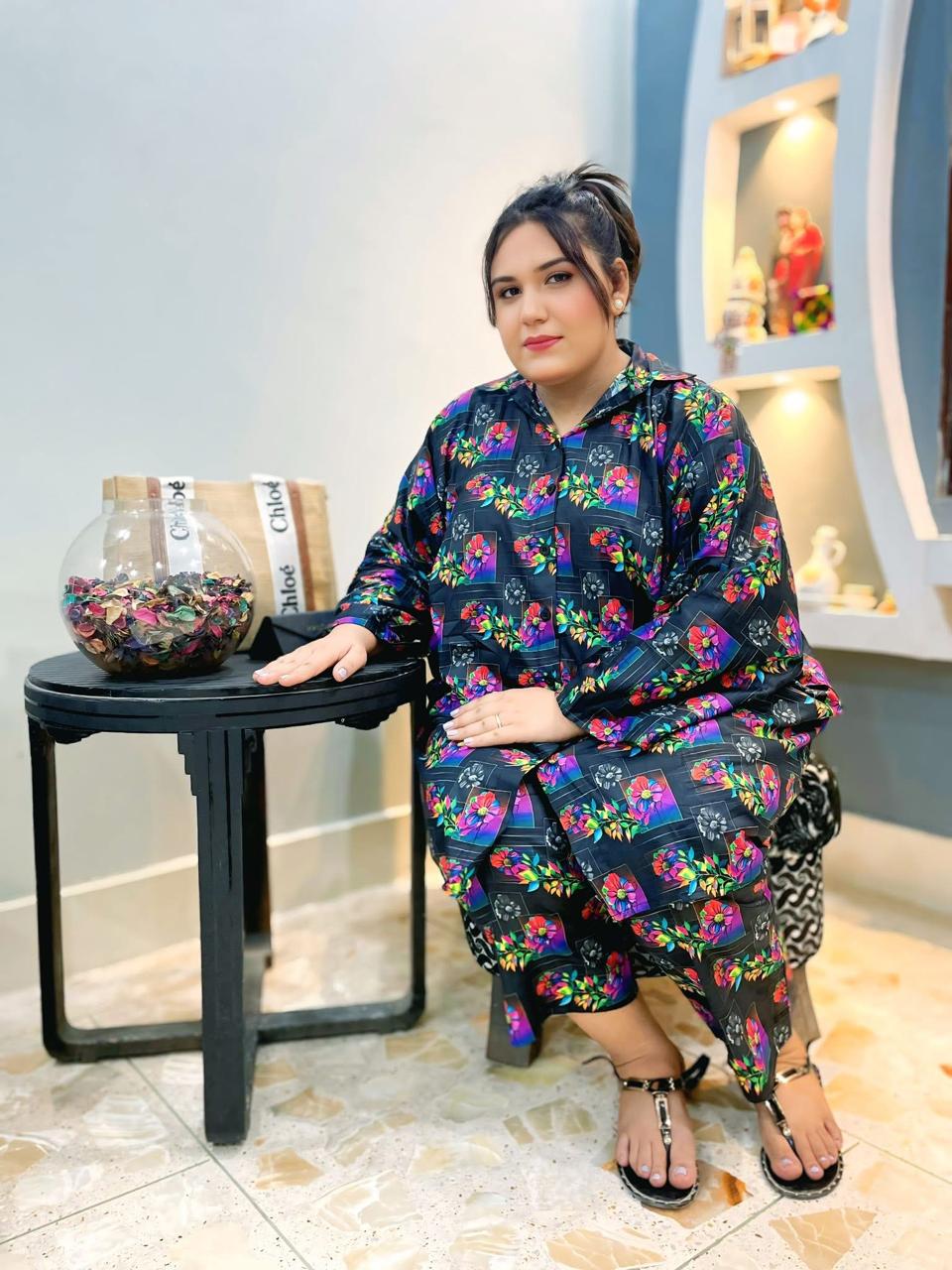 Rubi in Print – 2 Piece Soft Cotton Printed Suit with Full Sleeves