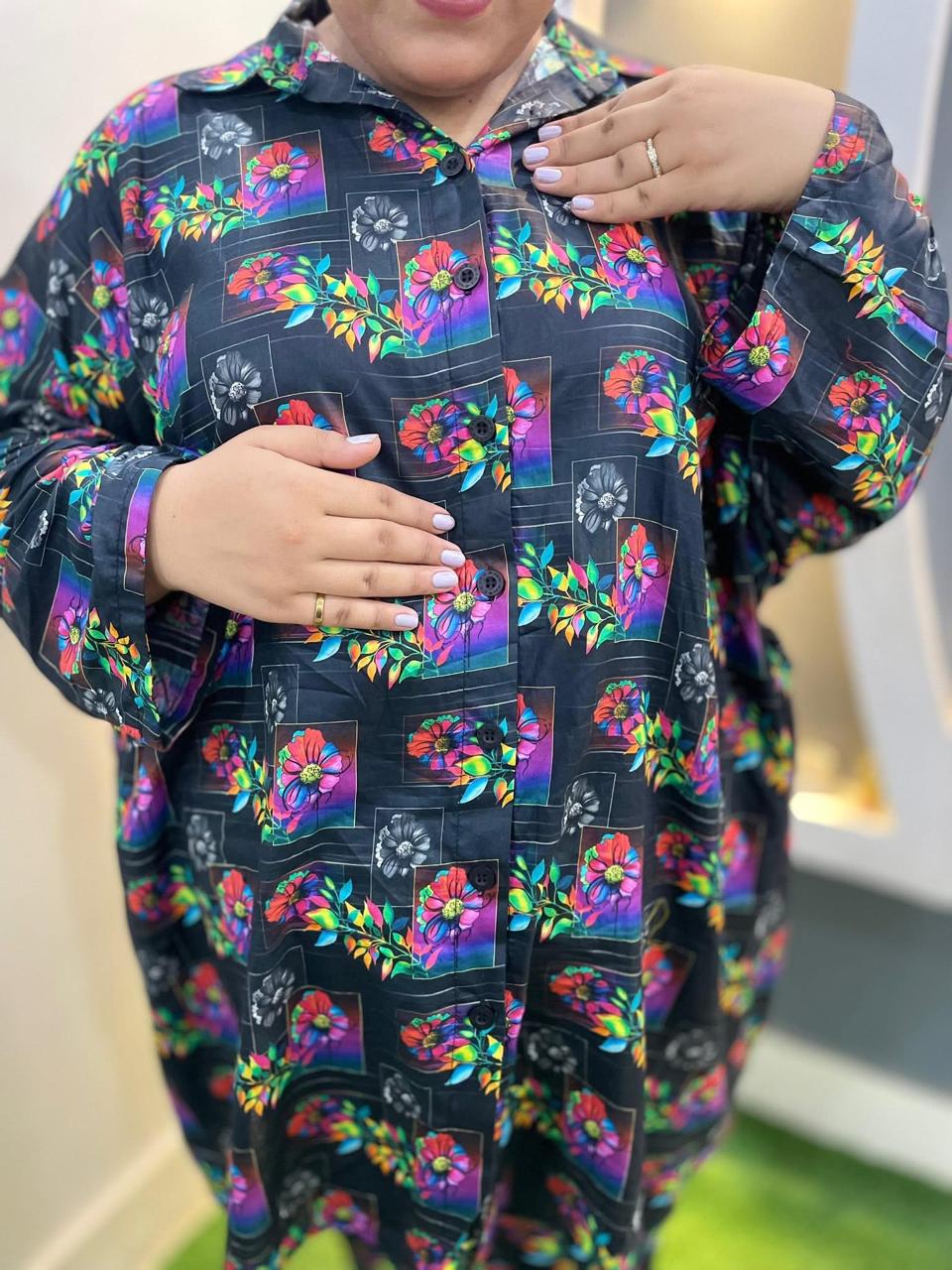 Rubi in Print – 2 Piece Soft Cotton Printed Suit with Full Sleeves