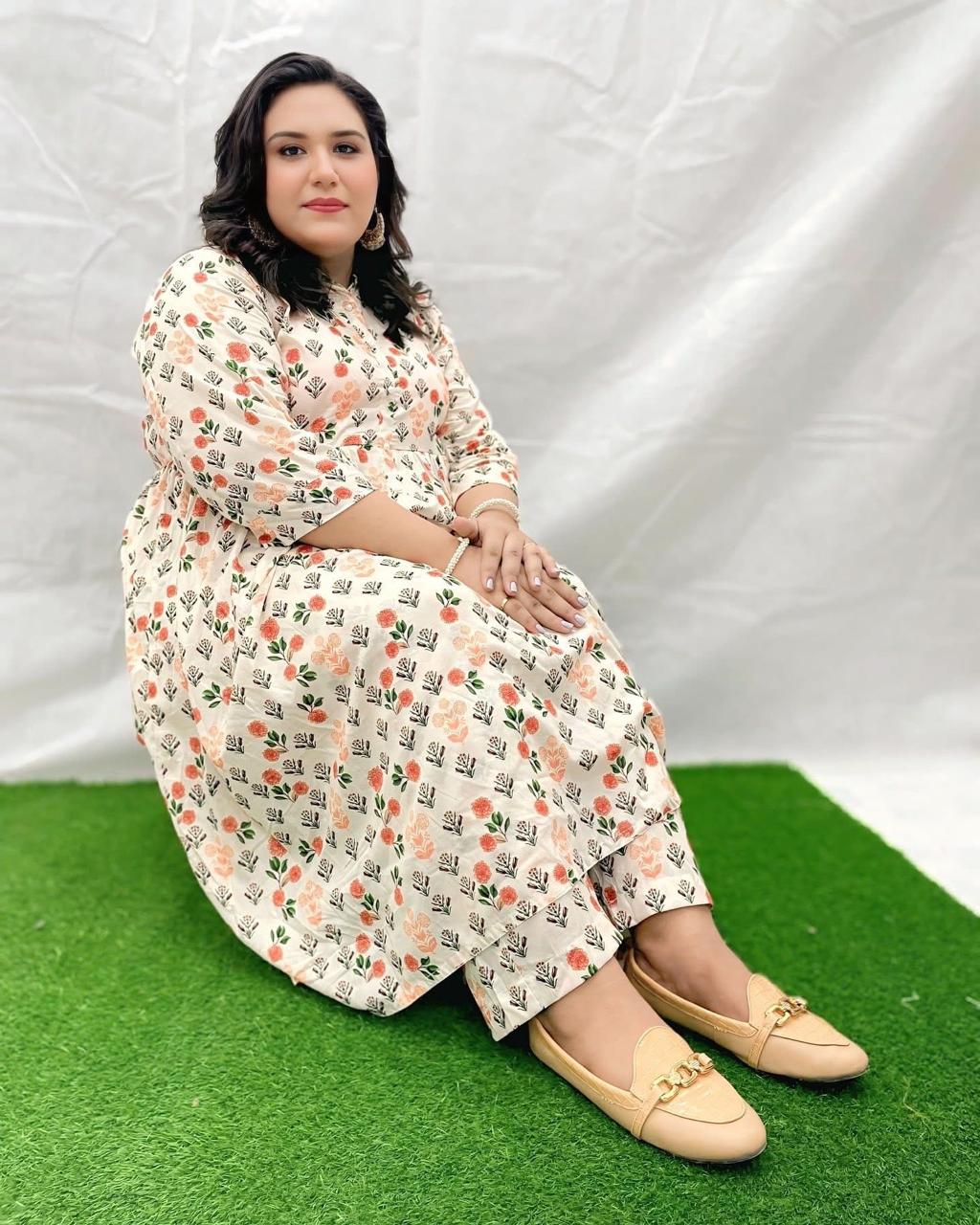 Lawn Print 04 – 2 Piece Printed Lawn Suit with Full Sleeves