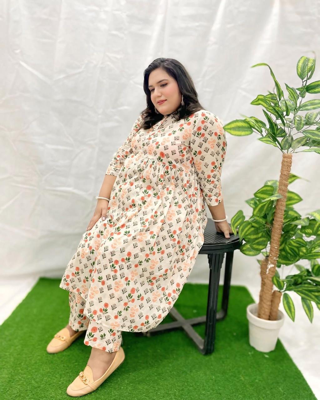 Lawn Print 04 – 2 Piece Printed Lawn Suit with Full Sleeves