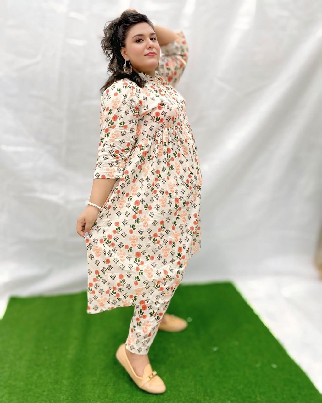 Lawn Print 04 – 2 Piece Printed Lawn Suit with Full Sleeves