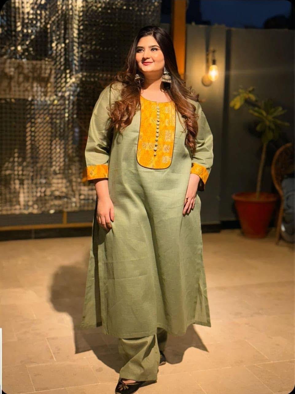 Long Fit – 2 Piece Washing Wear Suit with Full Sleeves