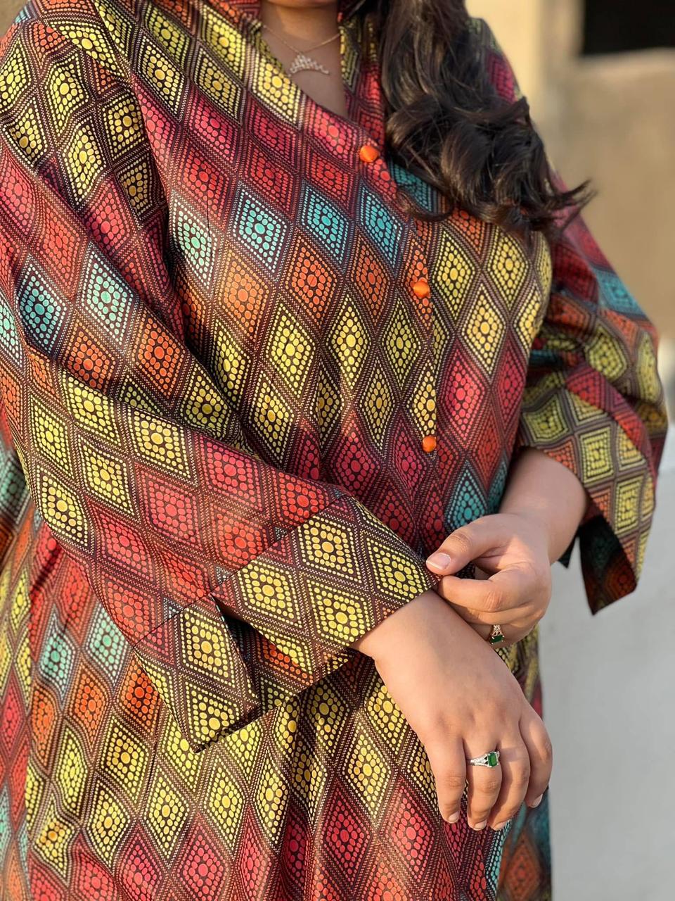 Zara Classic 02 – Straight Fit Cotton Kurti with Full Sleeves