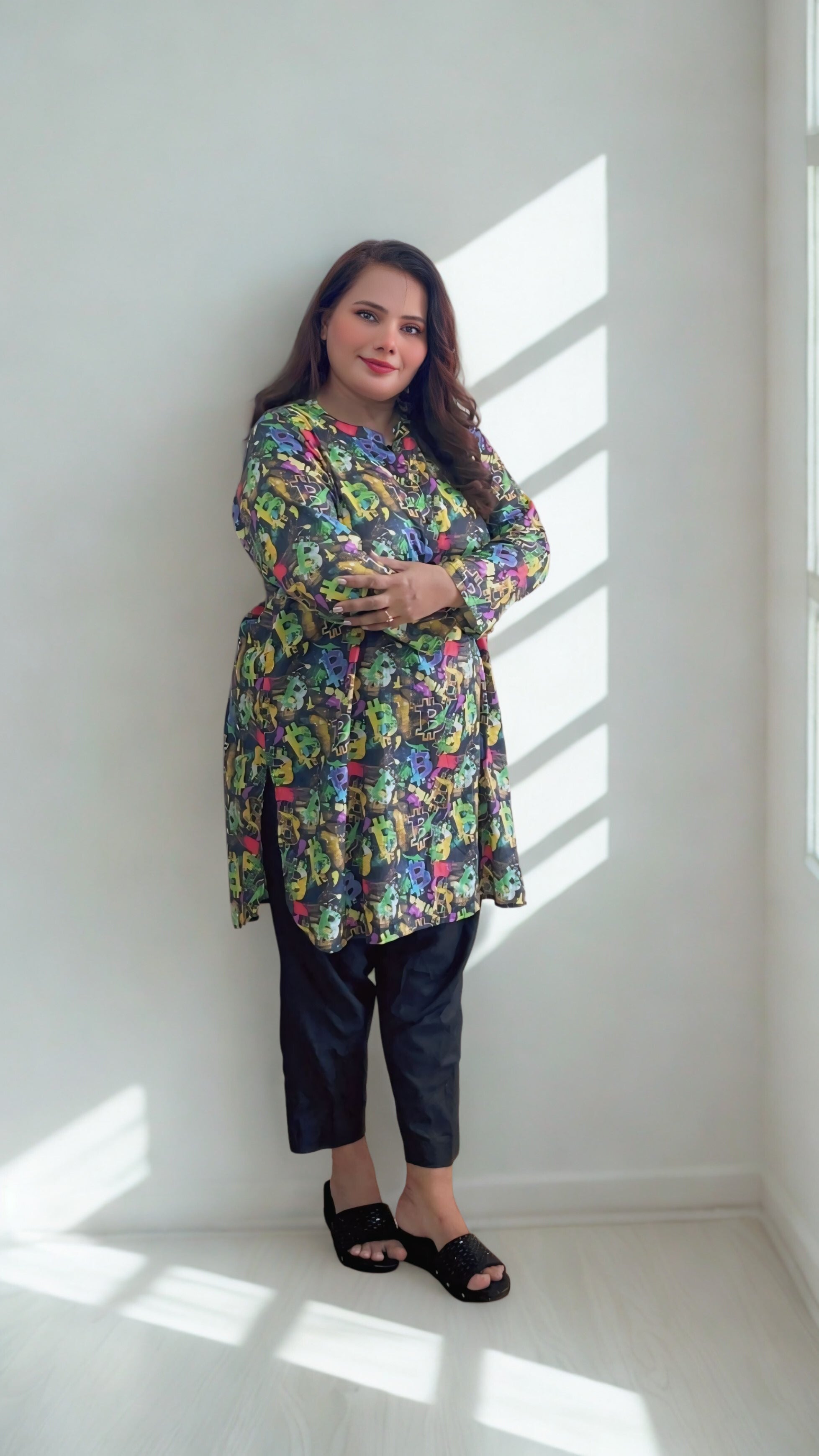 Lawn Print 02 – 2 Piece Printed Lawn Suit with Full Sleeves