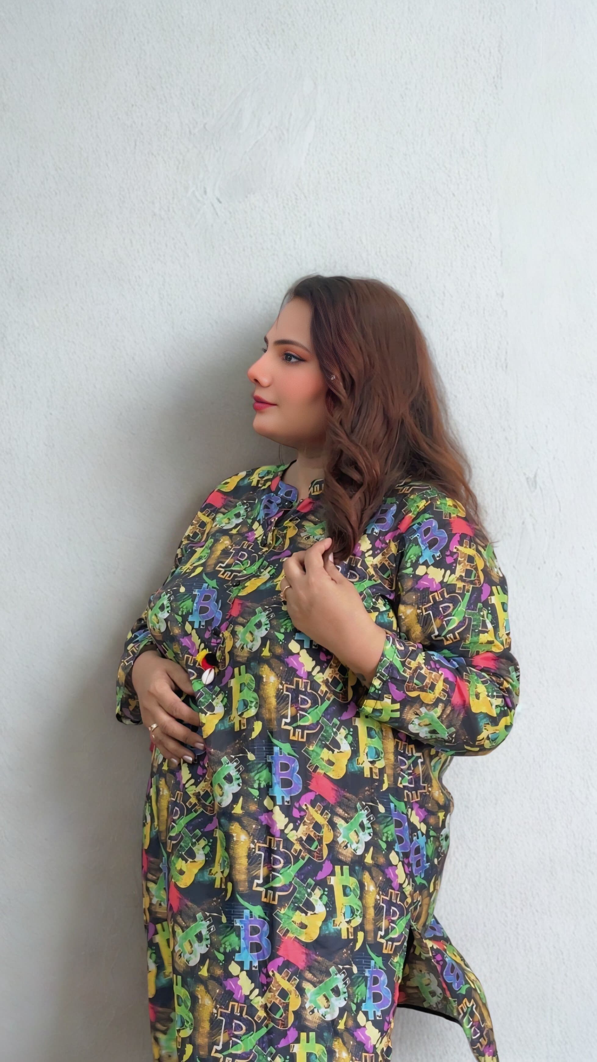 Lawn Print 02 – 2 Piece Printed Lawn Suit with Full Sleeves