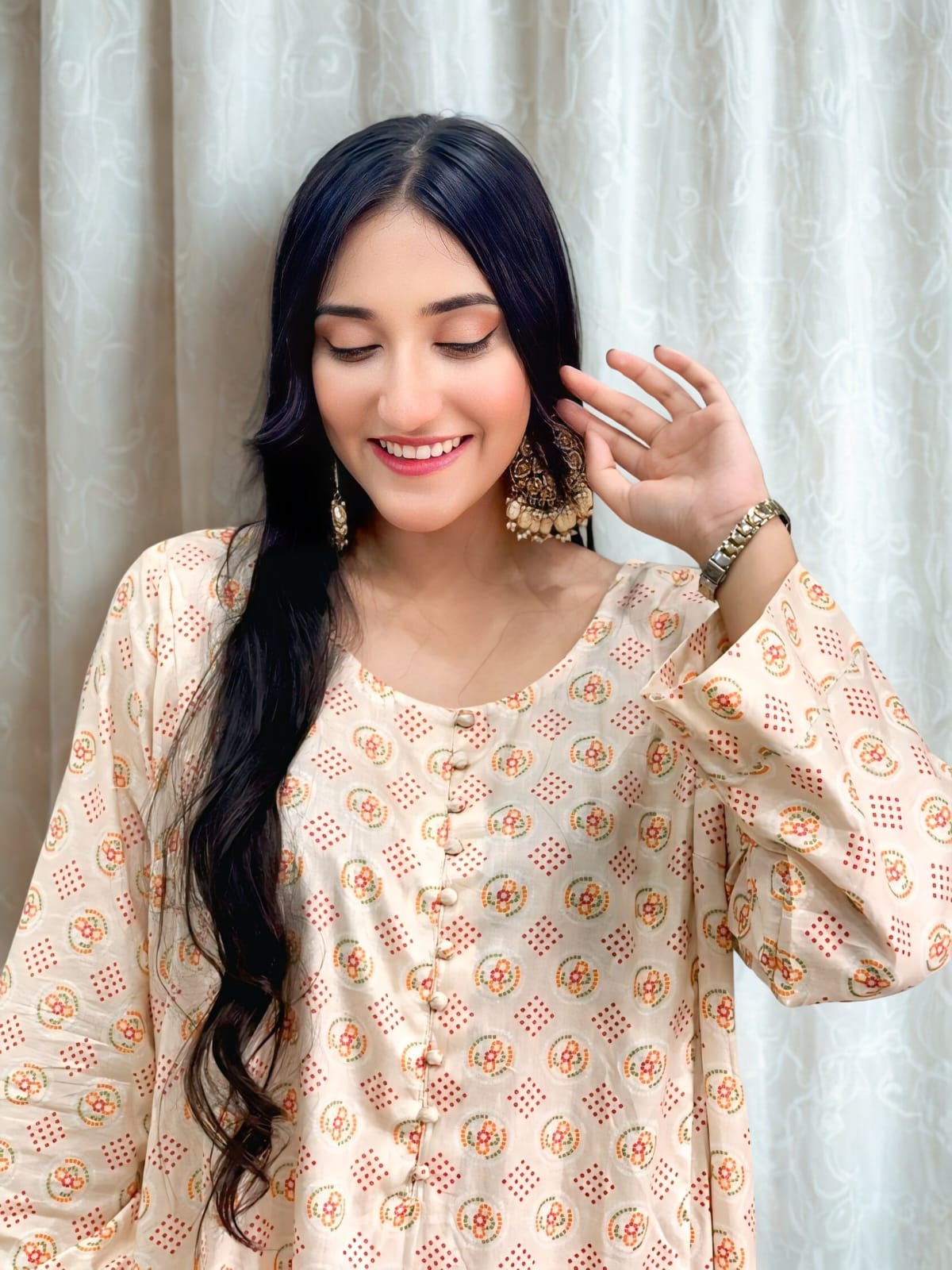 Printed 2-Piece Cotton Suit | Lightweight & Stylish Casual Wear | Chunnari