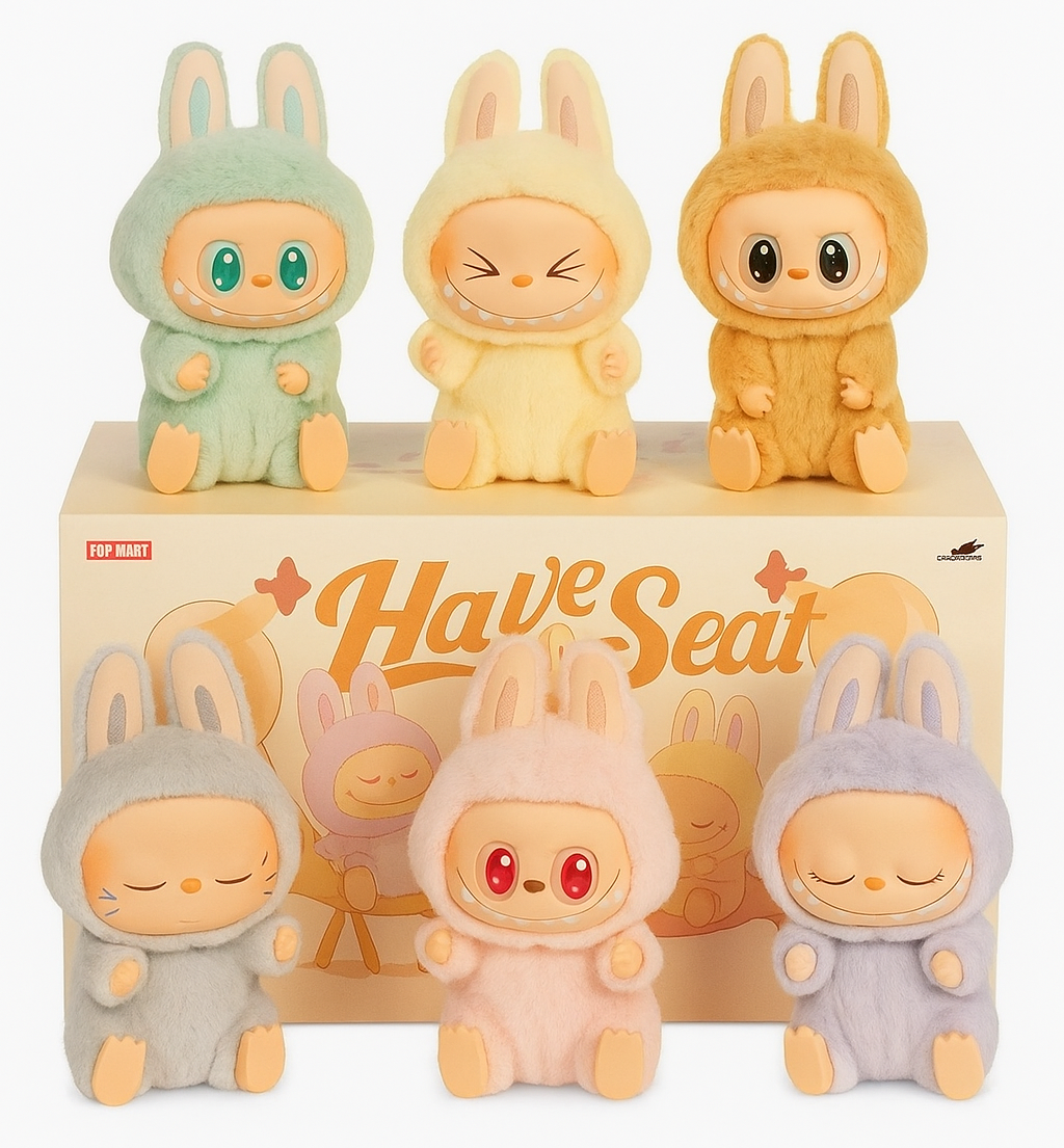 Labubu The Monsters Have a Seat Vinyl Plush Blind Box (Random Character) - 1 PC